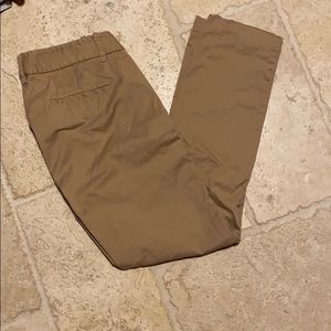 J Crew Frankie Khaki Pant